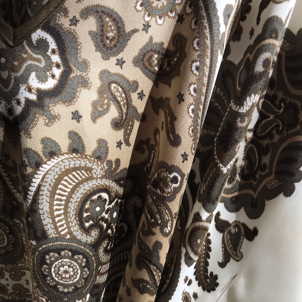 Michael Kors top small/medium cream and tan - Picture 5 of 8